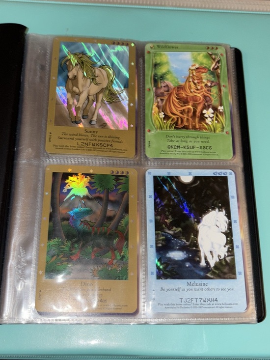 bella sara card binder Bella Sara Trading Cards with Binder